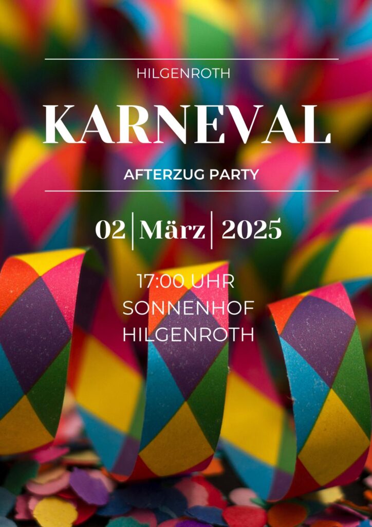 After-Zug-Party - Karneval