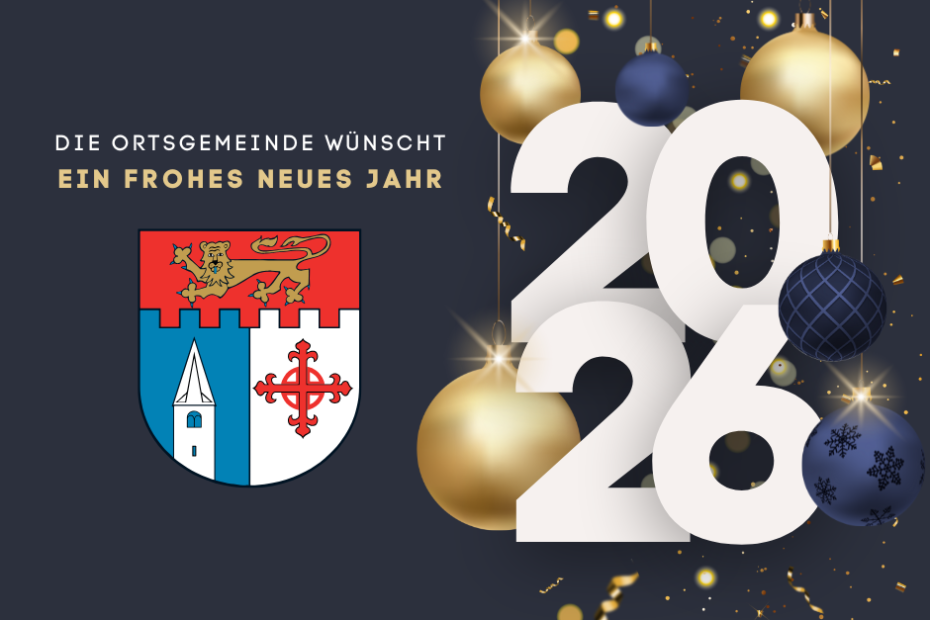 Frohes Neues Jahr 2026 wünscht die Ortsgemeinde Hilgenroth